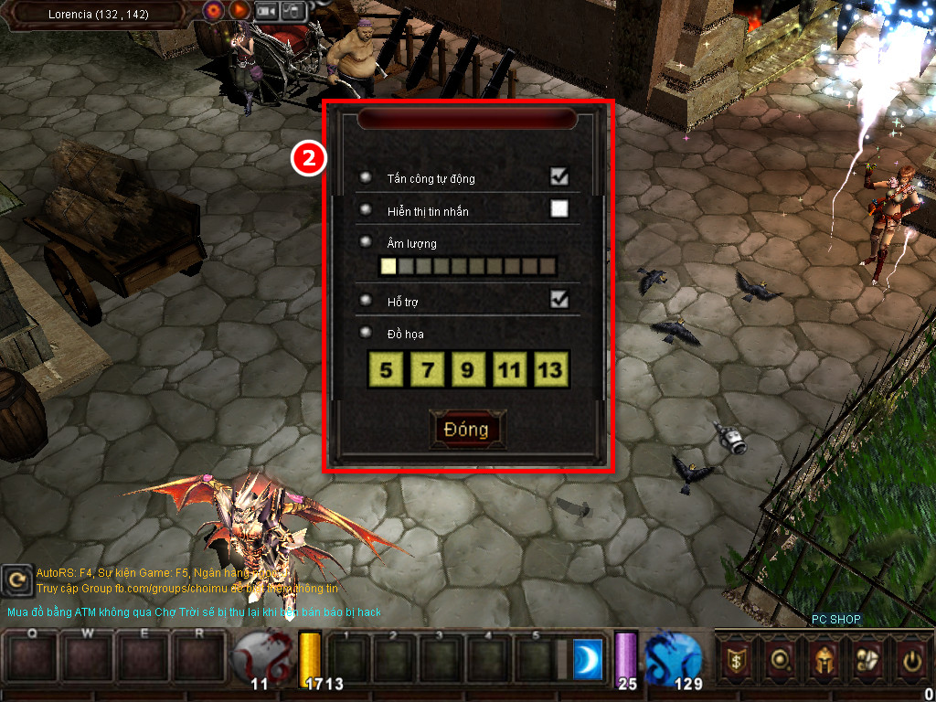 Chức năng chính của Game MU Thế Kỷ